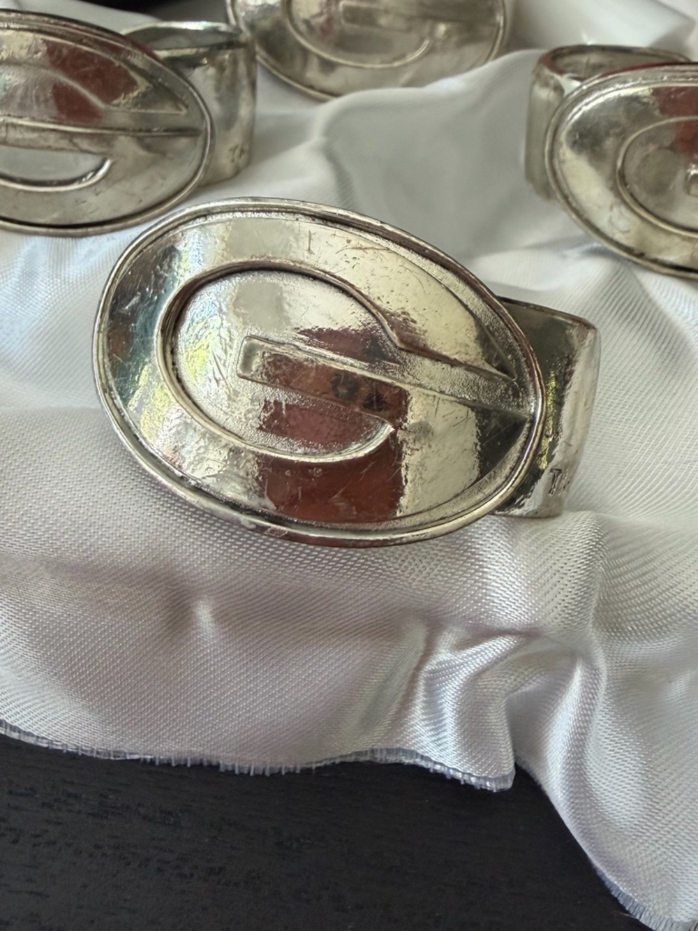 University of Georgia Oval Decorative Napkin Rings - Set 4